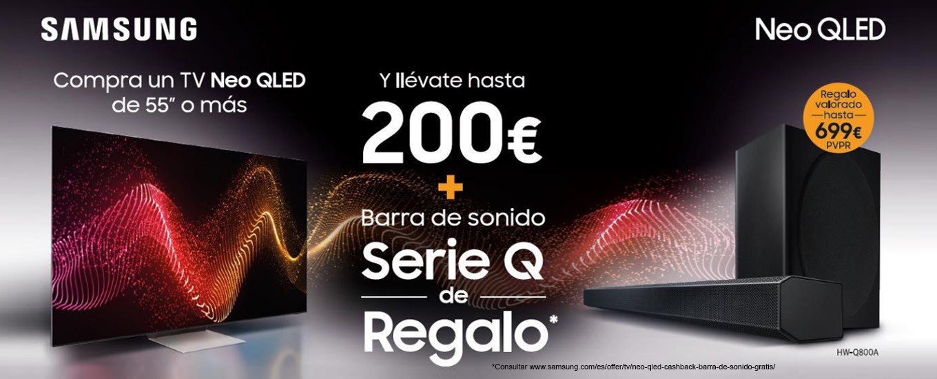 PROMO NEO QLED SAMSUNG Hasta 6 octubre